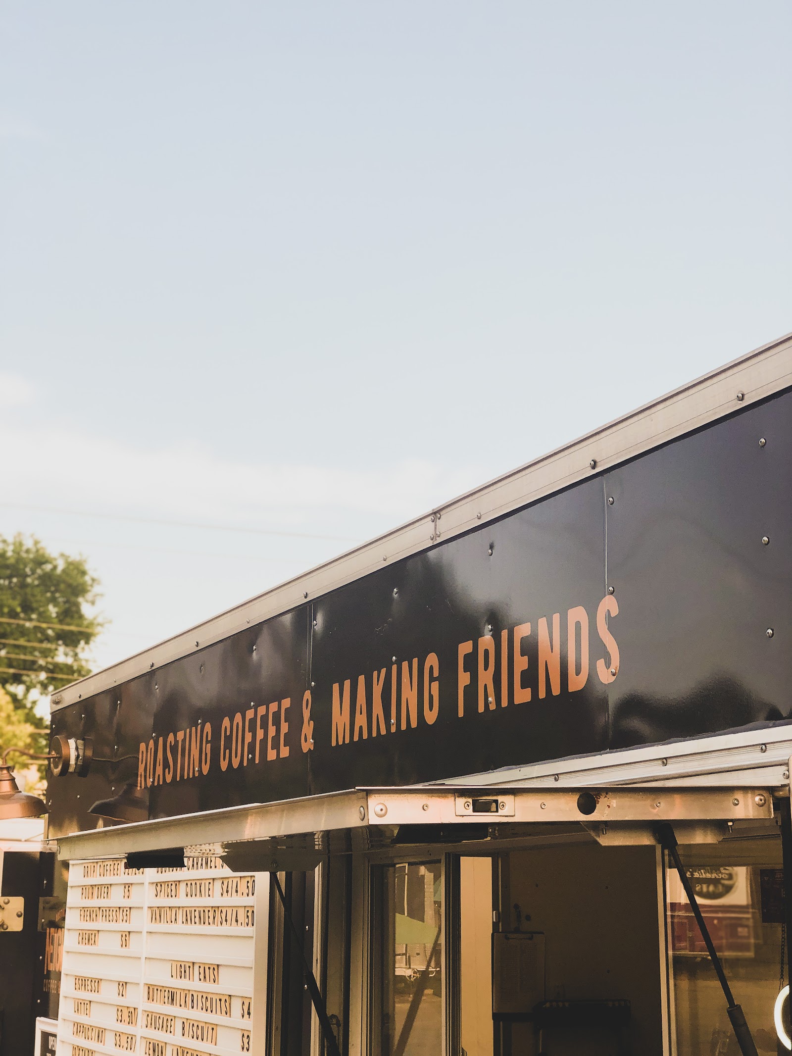 Neighbor Coffee trailer and team at 5000 Burnet Road